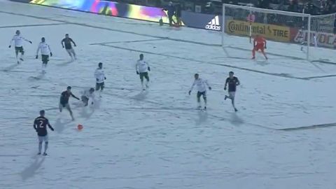 Así lució el sábado la cancha del Dick's Sporting Goods Park de Colorado para el primer partido de los Rapids en la temporada de la MLS.