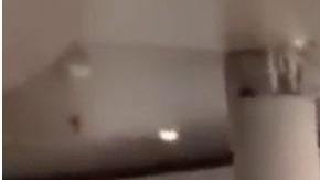 Veinte de los evacuados tuvieron que ser hospitalizados con fracturas y cortadas.