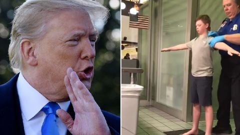 El presidente Trump reaccionó a un video publicado en 2017.