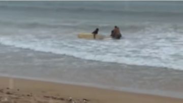 La surfista brasileña de 23 años, Luzimara Souza, murió electrocutada por un rayo cuando entrenaba en el mar