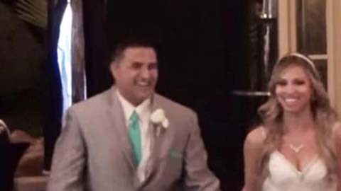 Brittany Zamora y su esposo, Daniel.