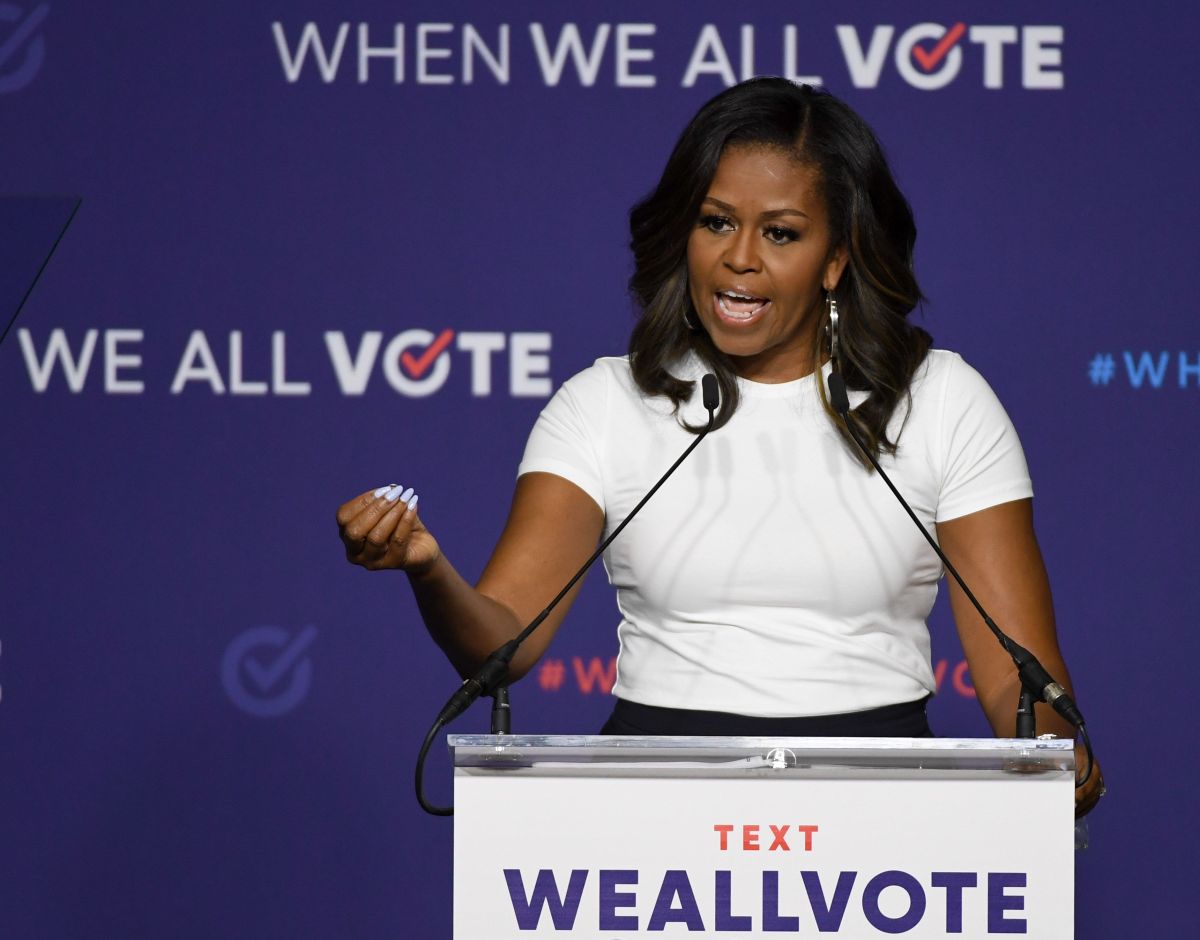 Michelle Obama habló de discriminación en un evento de la Fundación Obama.
