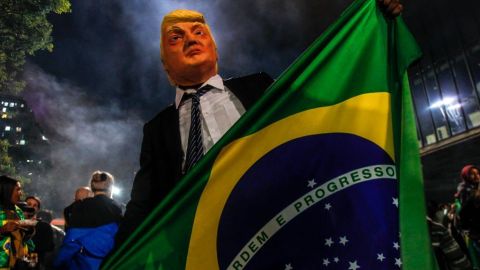 Bolsonaro celebra el cambio de rumbo de su país con sólidos principios conservadores basados "en la familia y Dios".