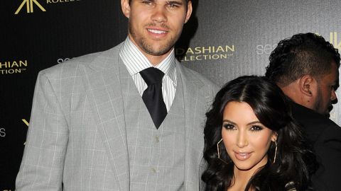 Kim Kardashian junto a su ex esposo, Kris Humphries.