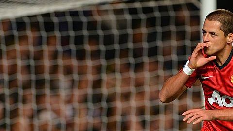 Javier "Chicharito" Hernández le anotó un gol al Chelsea a los 36 segundos en su primera temporada