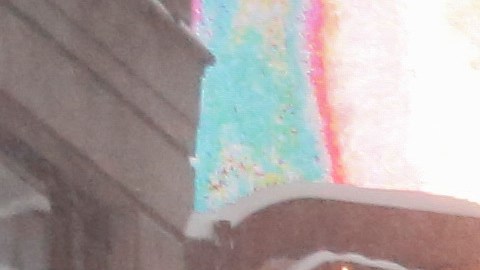 En la ciudad la acumulación de nieve podría ser de entre 3 y 6 pulgadas.