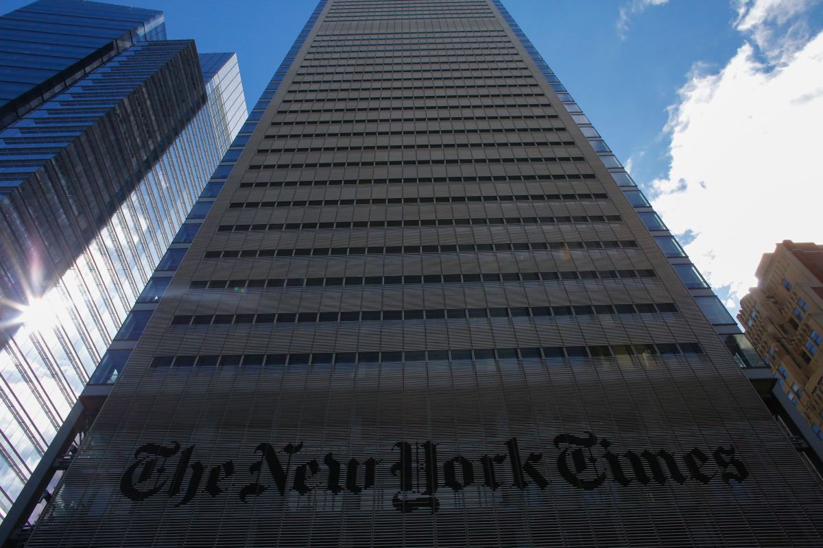 Edificio de The New York Times en Manhattan.