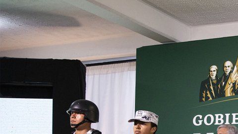 Uniformes de la Guardia Nacional en México.