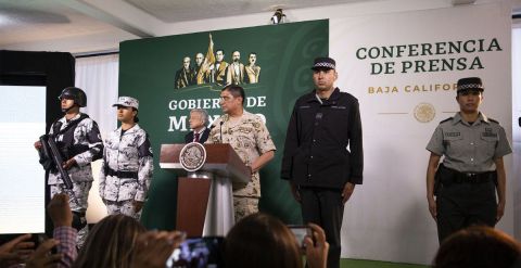 Uniformes de la Guardia Nacional en México.