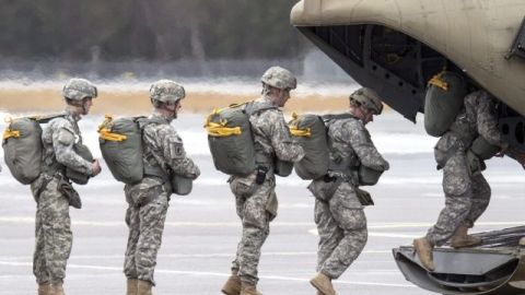 Imagen de archivo de soldados estadounidenses.