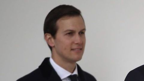 Donald Trump en la Casa Blanca con su yerno Jared Kushner