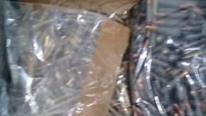 Parte del material decomisado en Guanajuato.