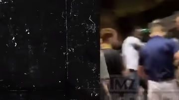 Las imágenes revelan el momento en que Conor McGregor destroza el celular de un fanático