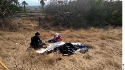 La policía acordonó la zona del accidente.