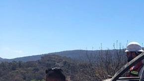 Así quedó el auto en el que viajaba Néstor de la Torre