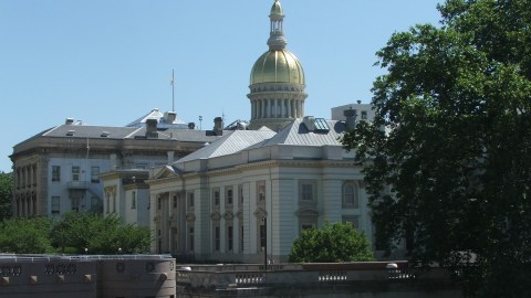 Legislatura de Nueva Jersey en Trenton.