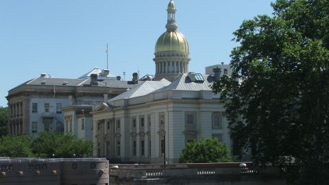Legislatura de Nueva Jersey en Trenton.