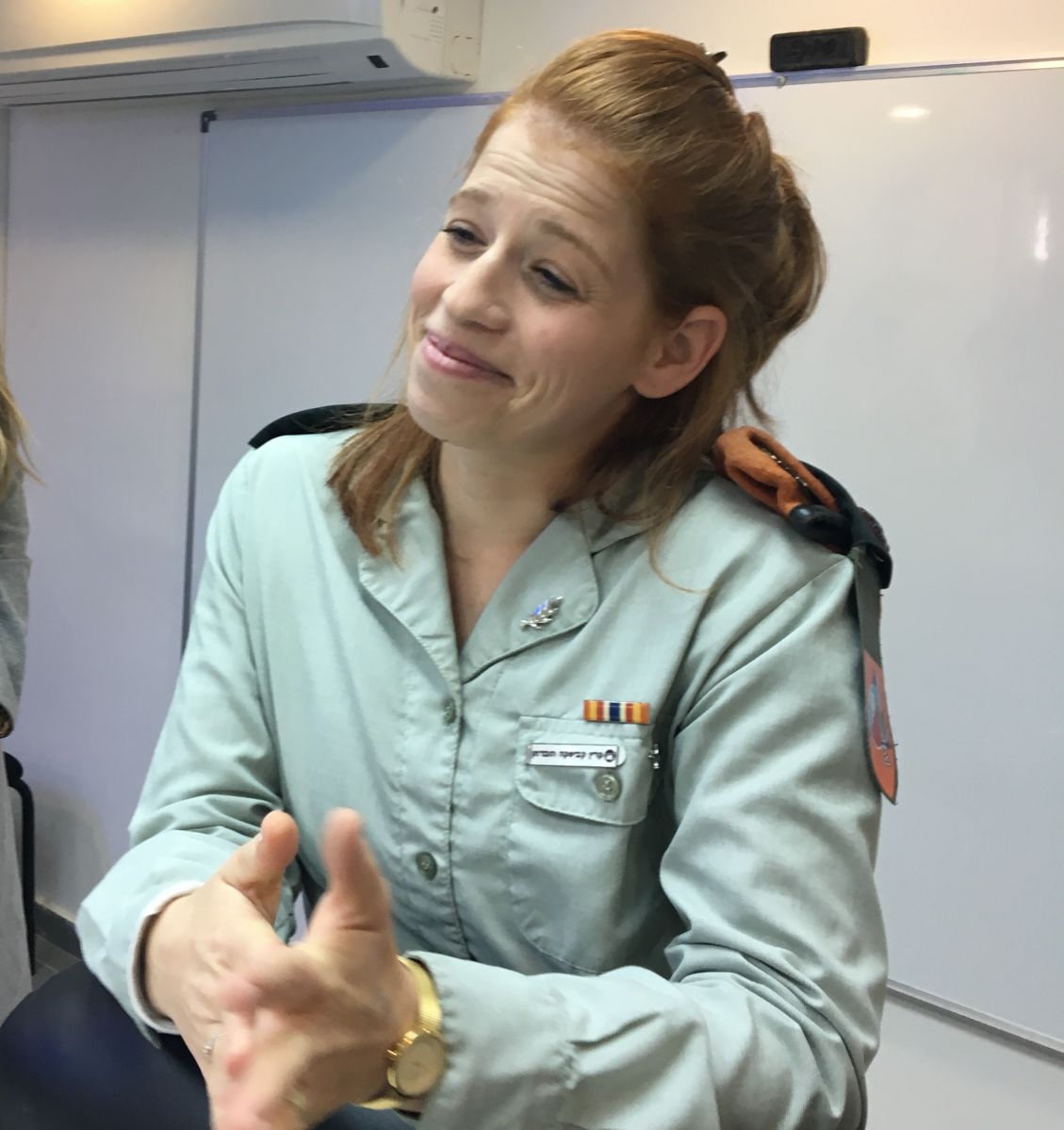 Karin Kvitca Huberman, miembro de las Fuerzas de Seguridad de Israel y especializada en rescates.