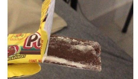 Lo que parece moho en realidad es azúcar glas.