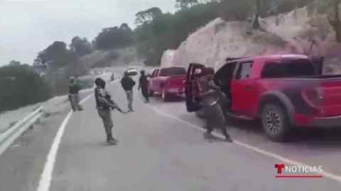 Imagen de archivo de sujetos armados que decían pertenecer al Cártel Jalisco Nueva Generación en un video que supuestamente ellos mismos difundieron.