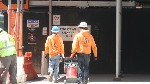 Trabajadores de la construcción en Nueva York/Archivo.