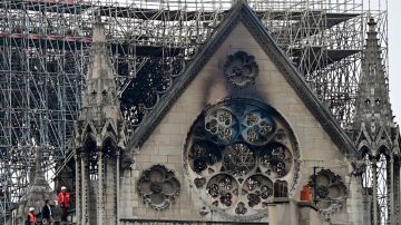 Notre Dame después del incendio