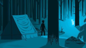 Escena de 'Harry Potter y las reliquias de la muerte' realizada en Paint por Pat Hines.