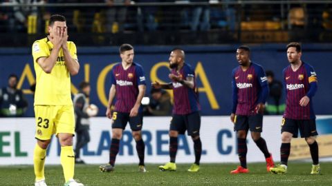 El Villarreal CF ya se veía con el triunfo ante el FC Barcelona.