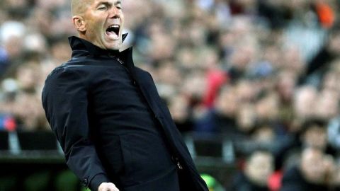 Zinedine Zidane sufrió la primera derrota como técnico del Real Madrid en su segunda etapa