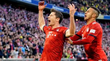 El Bayern Munich tuvo en el polaco Robert Lewandowski un factor para vencer al Borussia Dortmund.