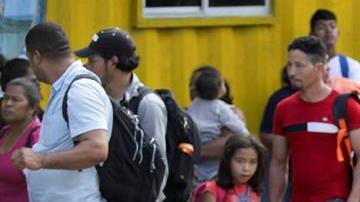 Integrantes de la caravana migrante.