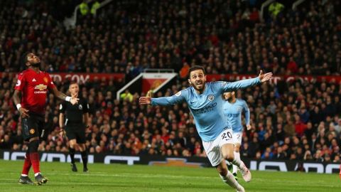 Manchester City derrotó 0-2 al Manchester United en Old Trafford