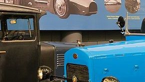 Un Leyland Trojan Tourer de 1924 en exhibición en el Museo Británico del Motor