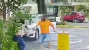 El hombre tenía orden de restricción pero no la acató.