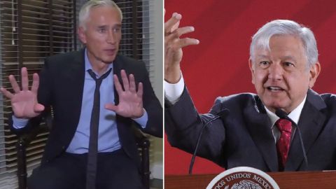 Jorge Ramos y AMLO.