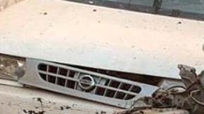 El auto quedó en trizas.