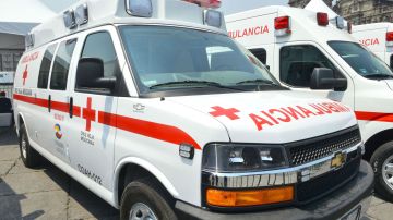 Ambulancia de la Cruz Roja.