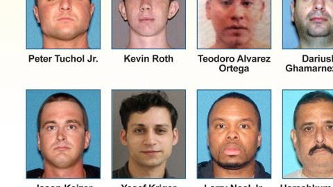 4 hispanos entre los 16 detenidos