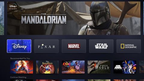 Pantalla de Disney+, la nueva plataforma de streaming