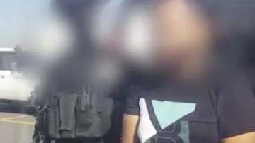 Las autoridades transmitieron por Twitter el operativo.