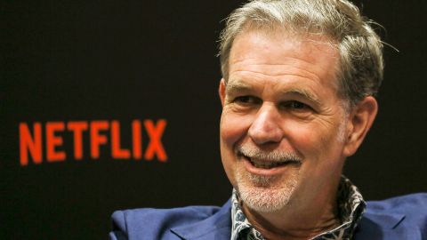 SINGAPORE - NOVEMBER 09: Netflix CEO Reed Hastings speaks during an interview on day two of the Netflix See What's Next: Asia event at the Marina Bay Sands on November 9, 2018 in Singapore. (Photo by Ore Huiying/Getty Images for Netflix)