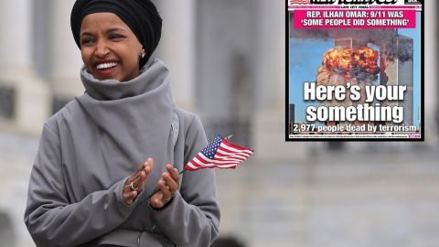 El 'New York Post' publicó en su portada el ataque a la Torres Gemelas para criticar a Ilhan Omar.