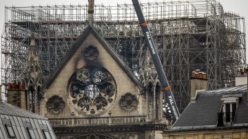 La estructura central de la catedral sufrió daños menores.