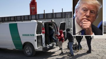 El presidente Trump considera que la inmigración en la frontera con México está desbordada.