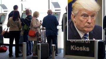 El presidente Trump busca evitar que viajeros se queden en EEUU con visas vencidas.