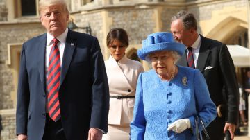 El presidente Trump se reunió con la Reina Isabel II en 2018.