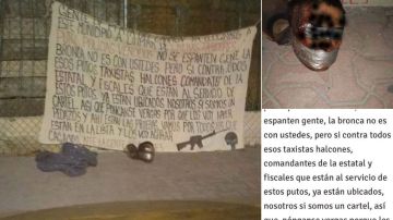 Hallan cabeza humana y narcomanta en Isla Mujeres en Quintana Roo México