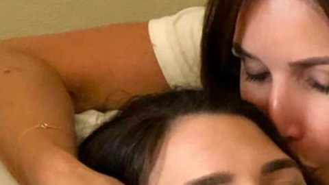 Giselle Blondet junto a su hija y su nieta