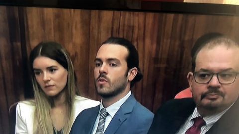 Pablo Lyle en la corte de Miami