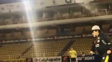 Maradona disputó un partido contra el equipo de amputados de Sinaloa